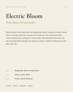 Amisa Extrait de Parfum – A10 Electric Bloom